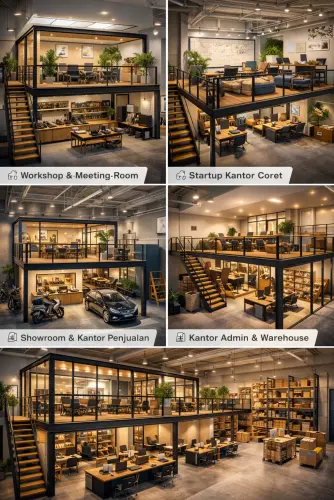 Mezzanine Ruang Kantor di Cibogor